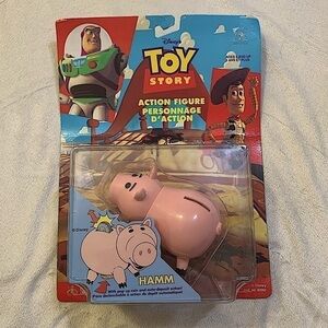Toy Story “Hamm with Pop-Up Coin” (1995) – Vintage Collectible